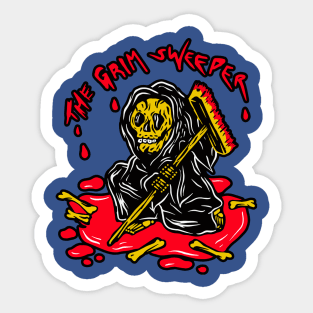 The grim sweeper Sticker